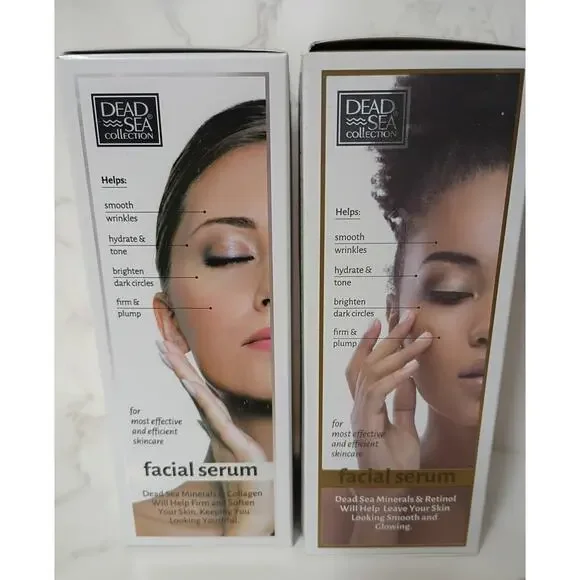 The Dead Sea Collection (1) Collagen & (1) Retinol Facial Serums - Picture 2 of 3